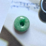 A-Grade Natural Moss on Snow Jadeite Barrel Piece No.172129