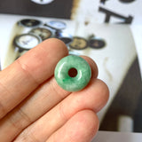 A-Grade Natural Moss on Snow Jadeite Barrel No.172129