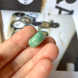 A-Grade Natural Moss on Snow Jadeite Barrel No.172129