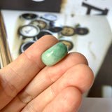 A-Grade Natural Moss on Snow Jadeite Barrel No.172129
