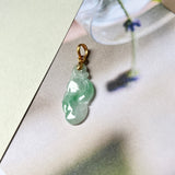 A-Grade Moss On Snow Jadeite Ruyi Pendant No.600132