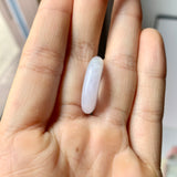 A-Grade Natural Lavender Green Jadeite Donut No. 173021