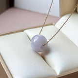 A-Grade Natural Lavender Jadeite Barrel No.172681