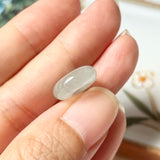 Icy A-Grade Natural Light Green Jadeite Donut No.171869