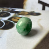 A-Grade Natural Moss on Snow Jadeite Barrel No.172129