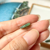 SOLD OUT: A-Grade Natural Bluish Green Jadeite Donut Pendant No.170656