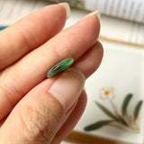 SOLD OUT: A-Grade Natural Bluish Green Jadeite Donut Pendant No.170656