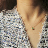 A-Grade Green Jadeite MINI.malist Pendant No.172090