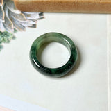 SOLD OUT: 17.1mm A-Grade Natural Imperial Green Jadeite Abacus Band No.161391
