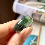 SOLD OUT: 17.1mm A-Grade Natural Imperial Green Jadeite Abacus Band No.161391