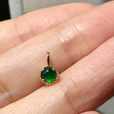 Icy A-Grade Imperial Green Jadeite Petite Dolly Pendant No.172998