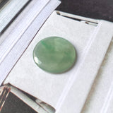 8.25 cts A-Grade Natural Light Green Jadeite Cabochon No.172115