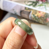 SOLD OUT: 17.1mm A-Grade Natural Imperial Green Jadeite Abacus Band No.161391