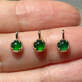 Icy A-Grade Imperial Green Jadeite Petite Dolly Pendant No.172998
