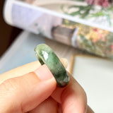 SOLD OUT: 17.1mm A-Grade Natural Imperial Green Jadeite Abacus Band No.161391