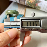 SOLD OUT: 17.1mm A-Grade Natural Imperial Green Jadeite Abacus Band No.161391