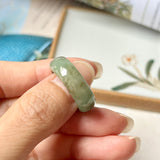 17mm A-Grade Natural Imperial Green Jadeite Abacus Band No.161857