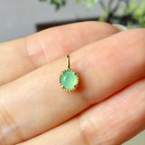 Icy A-Grade Apple Green Jadeite Petite Dolly Pendant No.172999