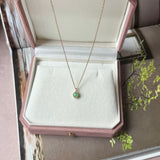 Icy A-Grade Apple Green Jadeite Petite Dolly Pendant No.173000