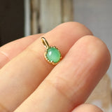 Icy A-Grade Apple Green Jadeite Petite Dolly Pendant No.173000