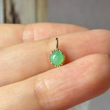 Icy A-Grade Apple Green Jadeite Petite Dolly Pendant No.173000