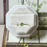 16.1mm Icy A-Grade Natural Apple Green Jadeite MINI.malist Ring No.162654