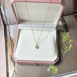 Icy A-Grade Apple Green Jadeite Petite Dolly Pendant No.173001