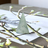 11.15 cts A-Grade Natural Light Bluish Green Jadeite Fancy Shape (Triangle) No.172116
