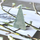 11.15 cts A-Grade Natural Light Bluish Green Jadeite Fancy Shape (Triangle) No.172116