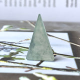 11.15 cts A-Grade Natural Light Bluish Green Jadeite Fancy Shape (Triangle) No.172116