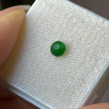 0.25cts Icy A-Grade Natural Imperial Green Jadeite Faceted Cabochon No.130495