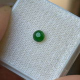 0.25cts Icy A-Grade Natural Imperial Green Jadeite Faceted Cabochon No.130495