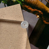 Icy A-Grade Natural Jadeite Mini Bagel Piece No. 173010