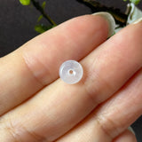 Icy A-Grade Natural Jadeite Mini Bagel Piece No. 173010