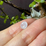 Icy A-Grade Natural Jadeite Mini Bagel Piece No. 173010