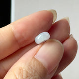 A-Grade Natural Lavender Green Jadeite Mini Bagel Piece No. 173011