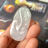 A-Grade Light Lavender Jadeite Ruyi Pendant No.170929