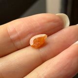 1.29 cts A-Grade Natural Orange Jadeite Pear (Droplet) No.130498