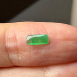 0.42 cts Icy A-Grade Natural Apple Green Jadeite Saddle No.130499