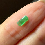 0.42 cts Icy A-Grade Natural Apple Green Jadeite Saddle No.130499