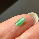 0.42 cts Icy A-Grade Natural Apple Green Jadeite Saddle No.130499