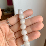 10.3mm A-Grade Natural Lilac Yellow Jadeite Beaded Bracelet No. 190529