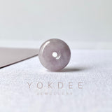 A-Grade Natural Lavender Jadeite Donut No.171198