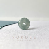 A-Grade Natural Blue Jadeite Donut No.171208