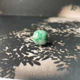 A-Grade Natural Moss On Snow Jadeite Barrel No.172236