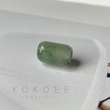 A-Grade Natural Light Bluish Green Jadeite Barrel Pendant No.220703