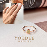 SOLD OUT: 15.8mm A-Grade Natural Jadeite Dainty Bead Ring (Fancy Shaped) No.162401