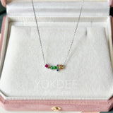 Icy Hulu Jadeite Lucky Charm Necklace No. 173025