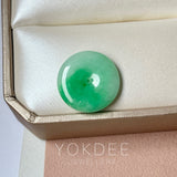 A-Grade Natural Moss On Snow Jadeite Donut No.172604