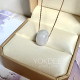 A-Grade Natural Light Lavender Jadeite Barrel No.172703